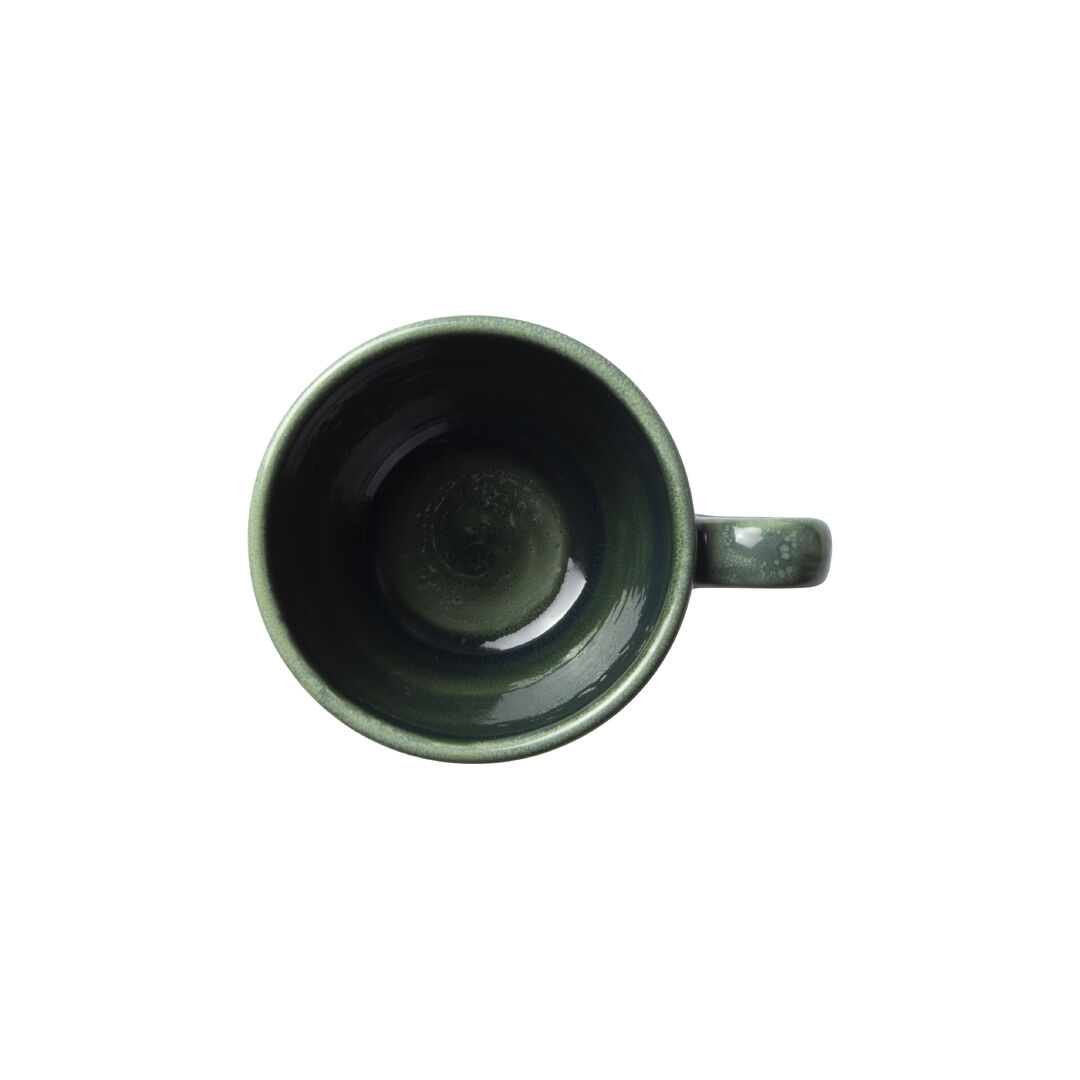 Ceramic Aurora Vesuvius Burnt Emerald City Mug Tableware 11.4cl(4oz) Pack Of 12