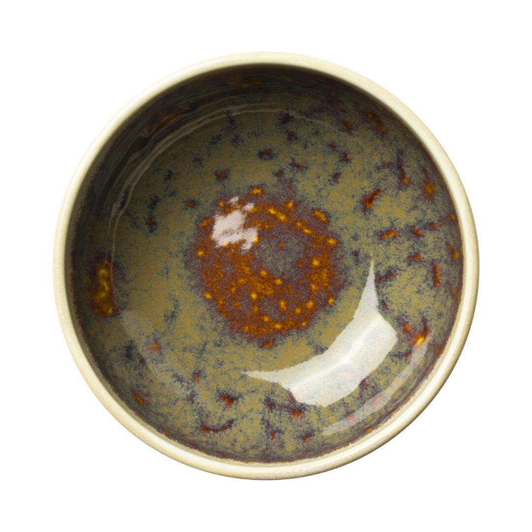 Aurora Vesuvius Amber Bowl 15.5 x 6.75cm 65.5cl Ceramic Tableware Pack of 12
