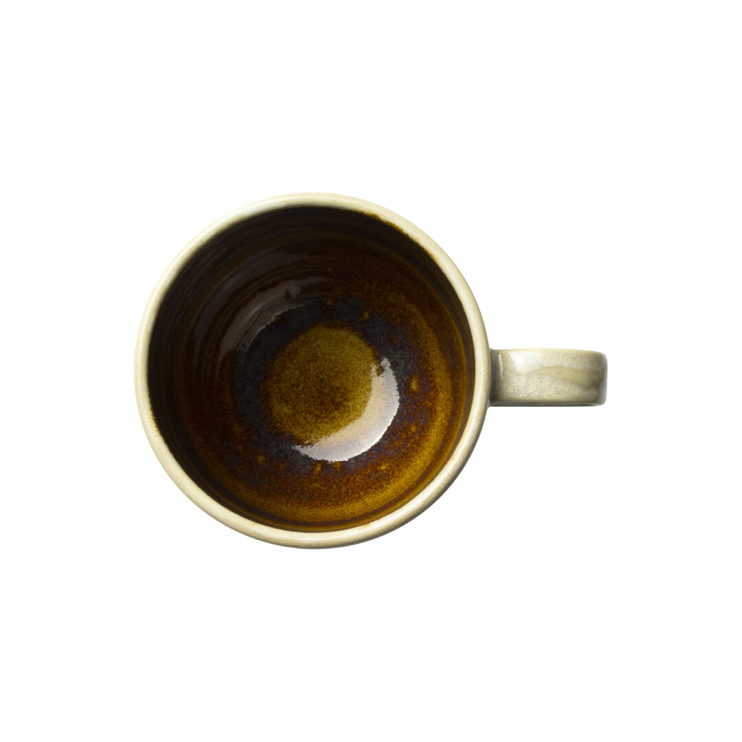 Ceramic Mug Aurora Vesuvius Amber City Mug Tableware 34cl (12oz) Pack Of 12