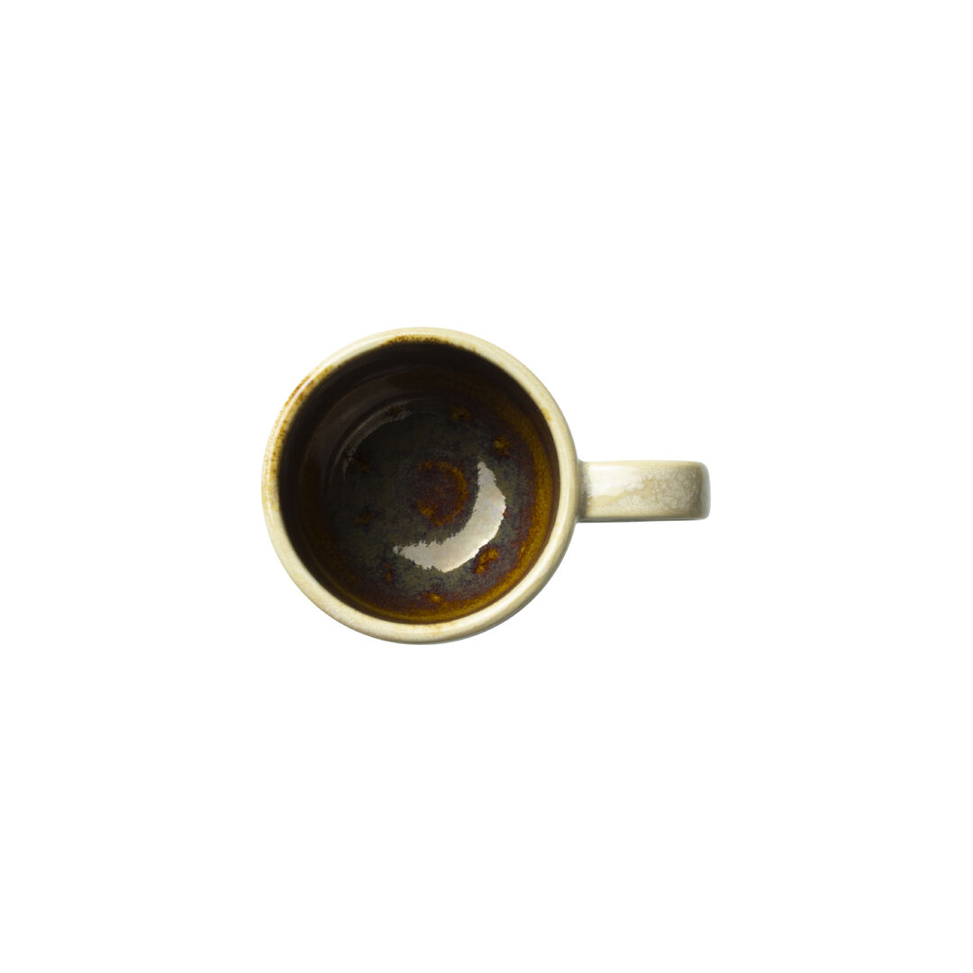 Ceramic Mug Aurora Vesuvius Amber City Mug Tableware 11.4cl (4oz) Pack Of 12