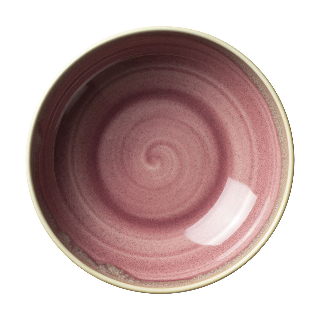 Aurora Vesuvius Rose Quartz Bowl 17.5cm 98cl Ceramic Bowl Tableware Pack of 12