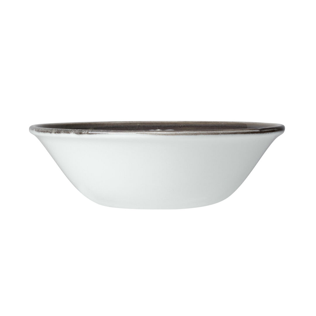Revolution Edge Granite Oatmeal Bowl 16.5cm 51.5cl Ceramic Bowl Pack of 12