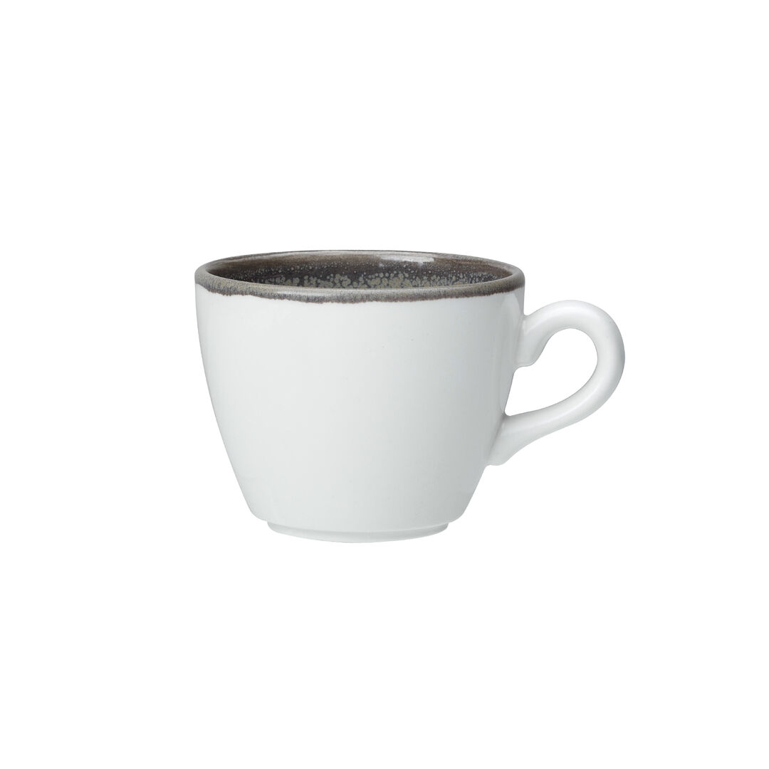Revolution Edge Granite Liv Cup 8.5cl (3oz) Ceramic Cup Tableware Pack of 12