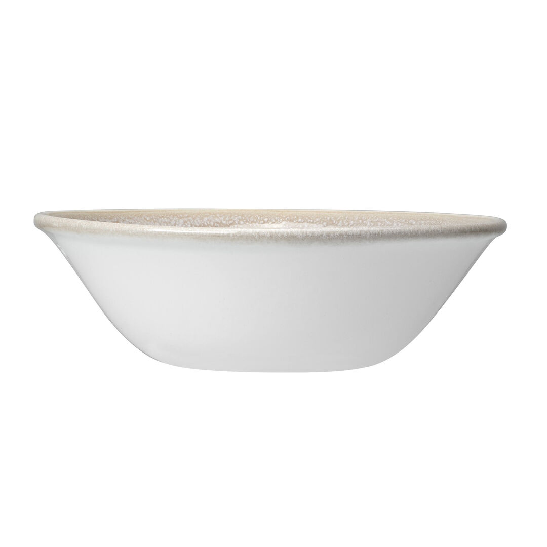 Revolution Edge Sandstone Oatmeal Bowl 16.5cm 51.5cl Ceramic Bowl Pack of 12