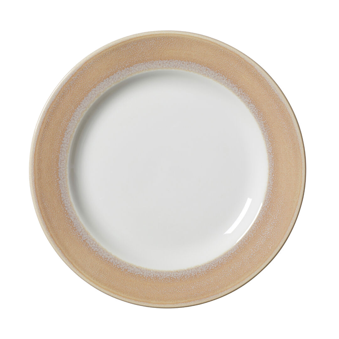 Revolution Edge Sandstone Harmony Plate 25.5cm (10"") Ceramic Plate Pack of 12