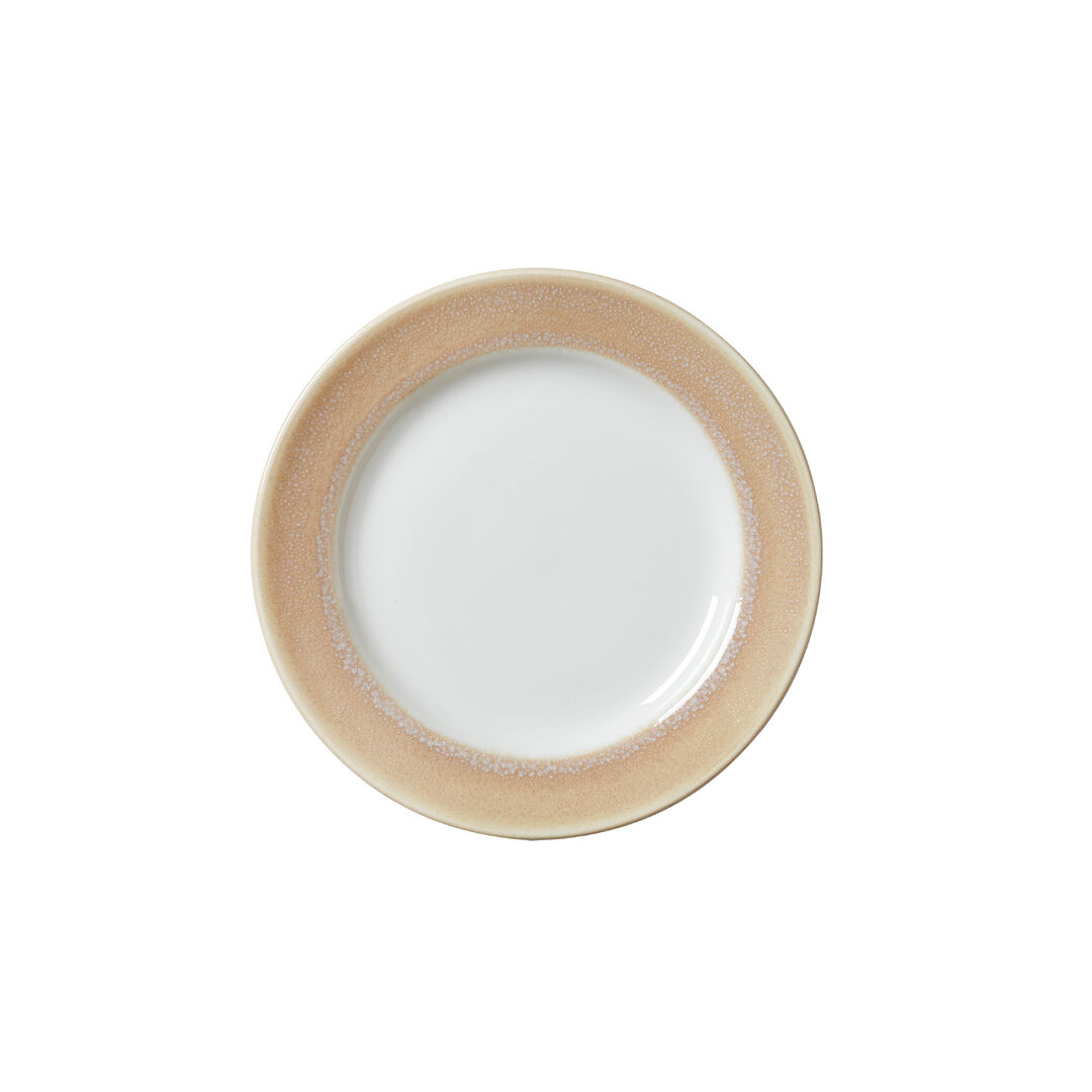 Revolution Edge Sandstone Harmony Plate 16.5cm (6 1/2"") Ceramic Pack of 12