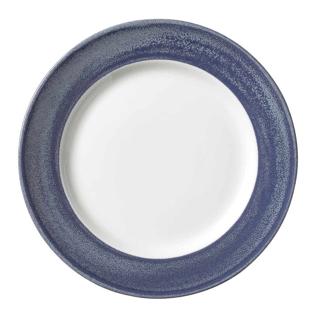 Revolution Edge Bluestone Harmony Plate 27cm (10 5/8"") Ceramic Plate Pack of 12