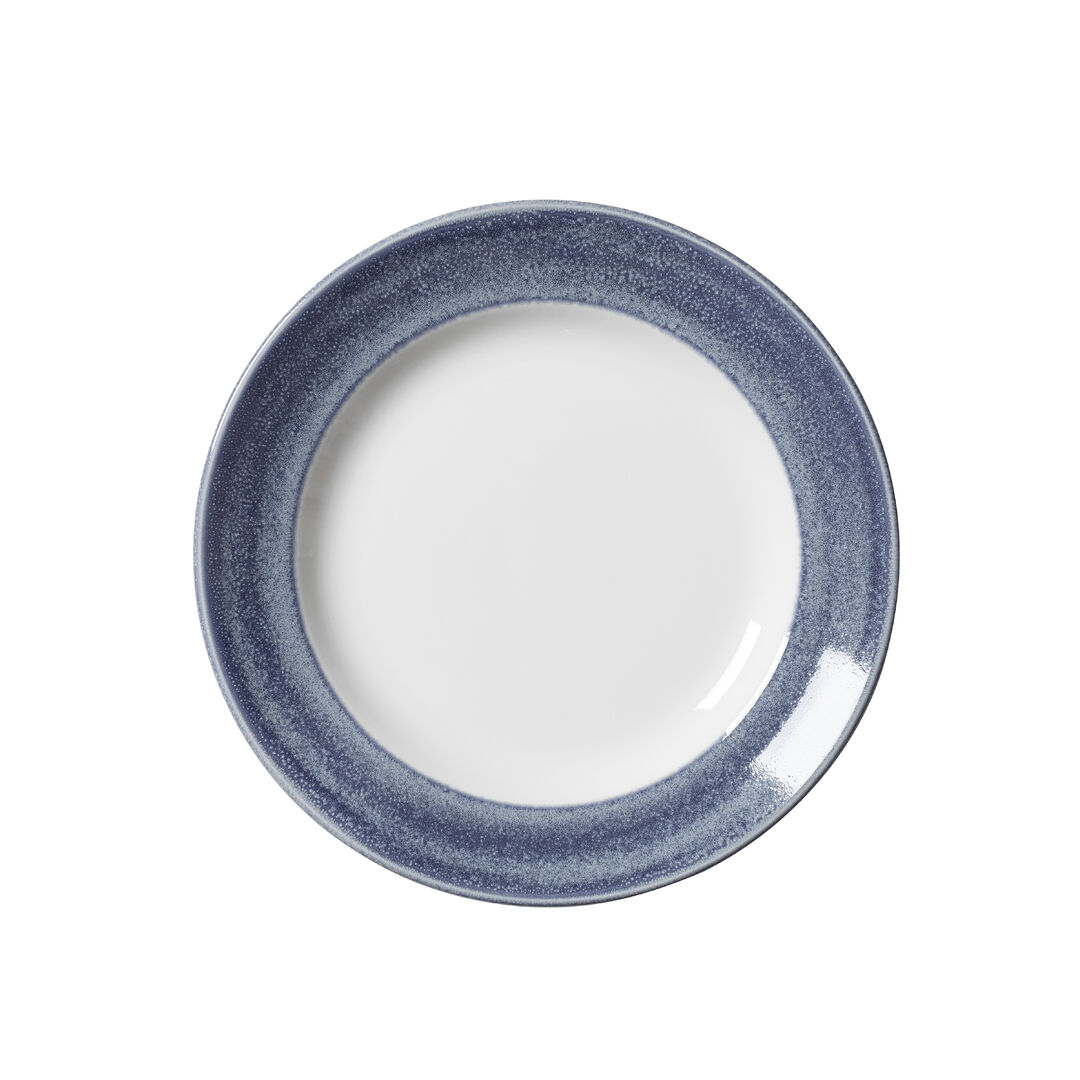 Revolution Edge Bluestone Harmony Plate 20.25cm (8"") Ceramic Plate Pack of 12