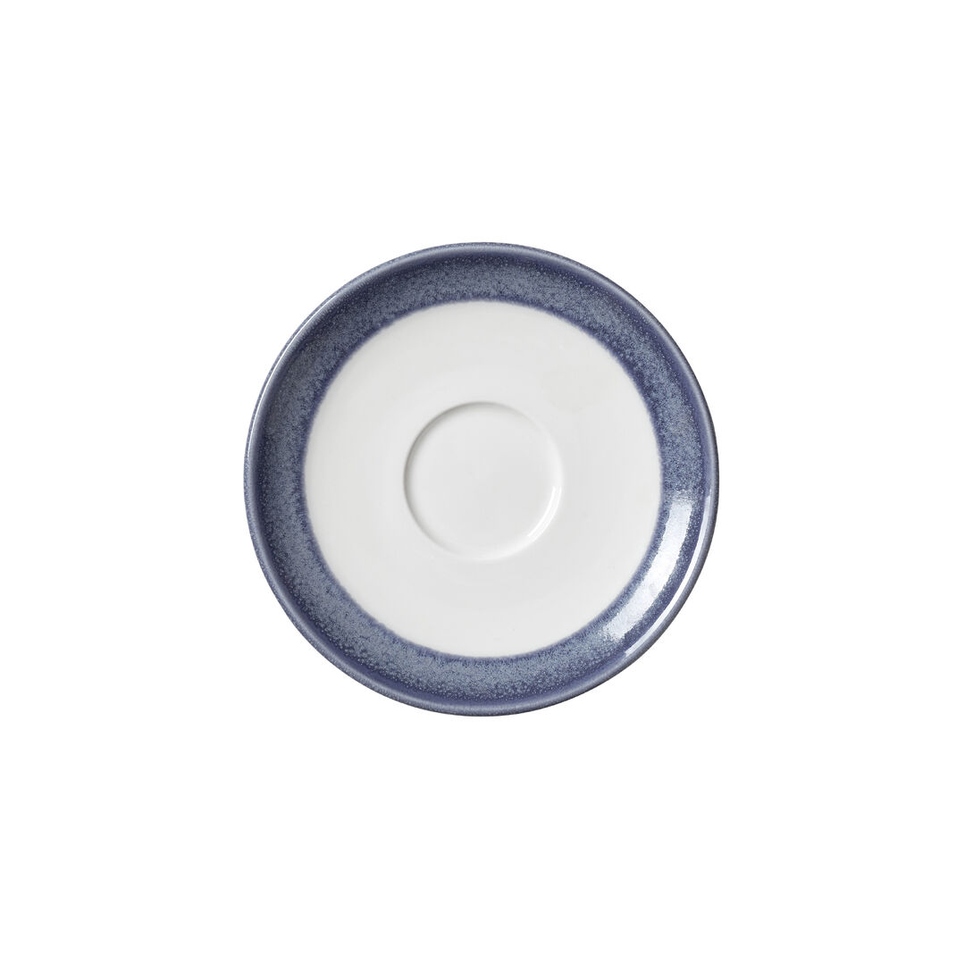 Revolution Edge Bluestone Liv Saucer 15.25cm (6"") Ceramic Tableware Pack of 12