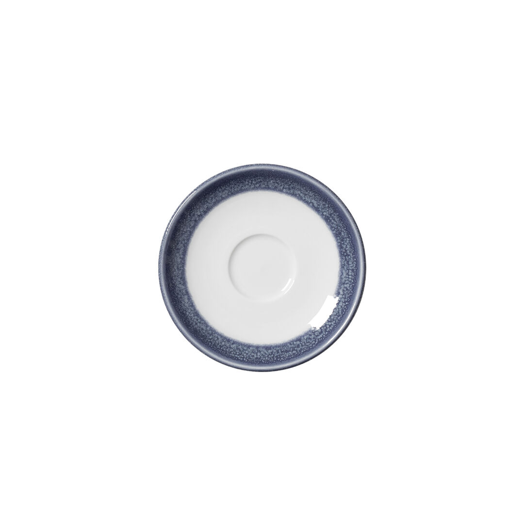 Revolution Edge Bluestone Liv Saucer 12.5cm Ceramic Saucer Tableware Pack of 12
