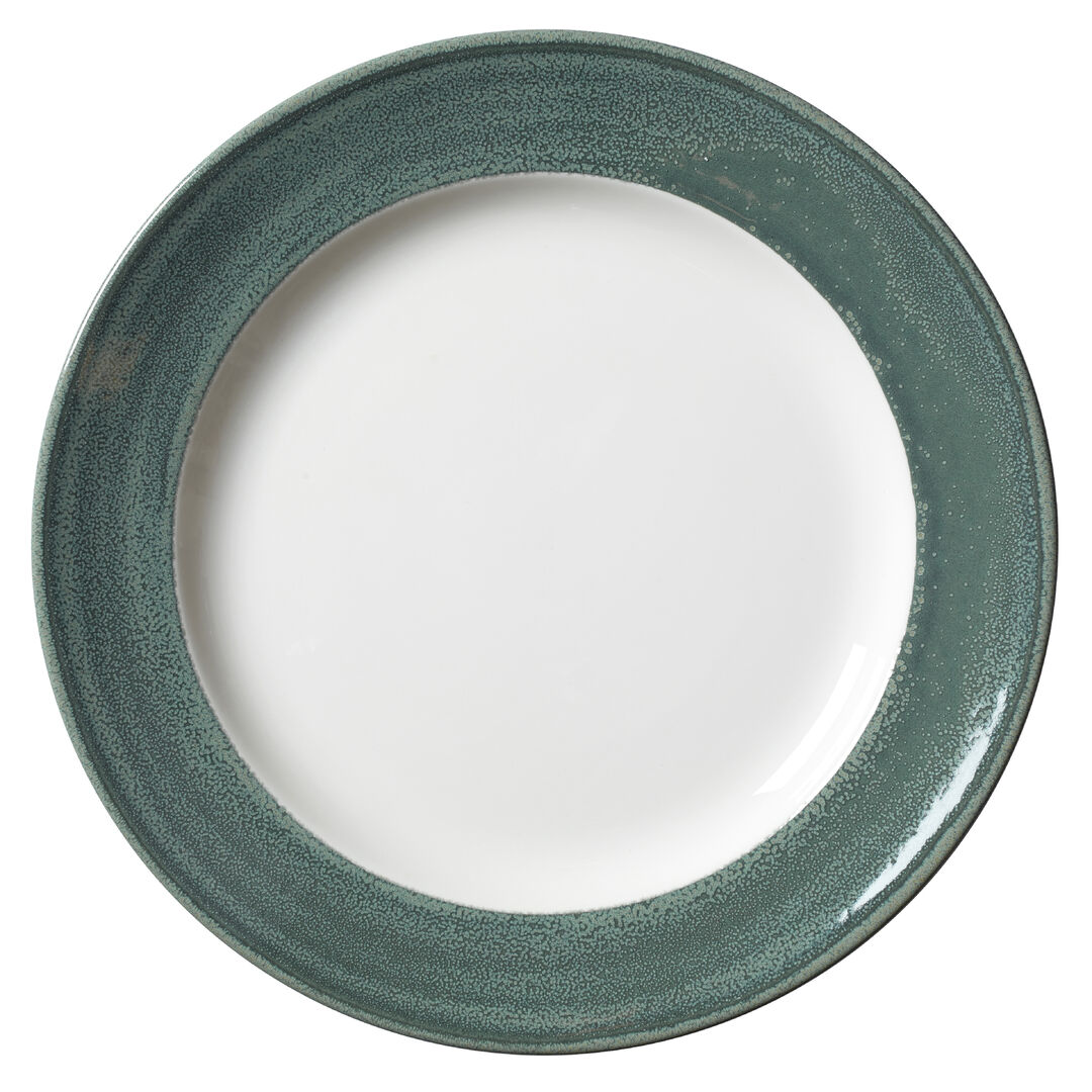 Revolution Edge Jade Harmony Plate 30cm (11 3/4"") Ceramic Tableware Pack of 12