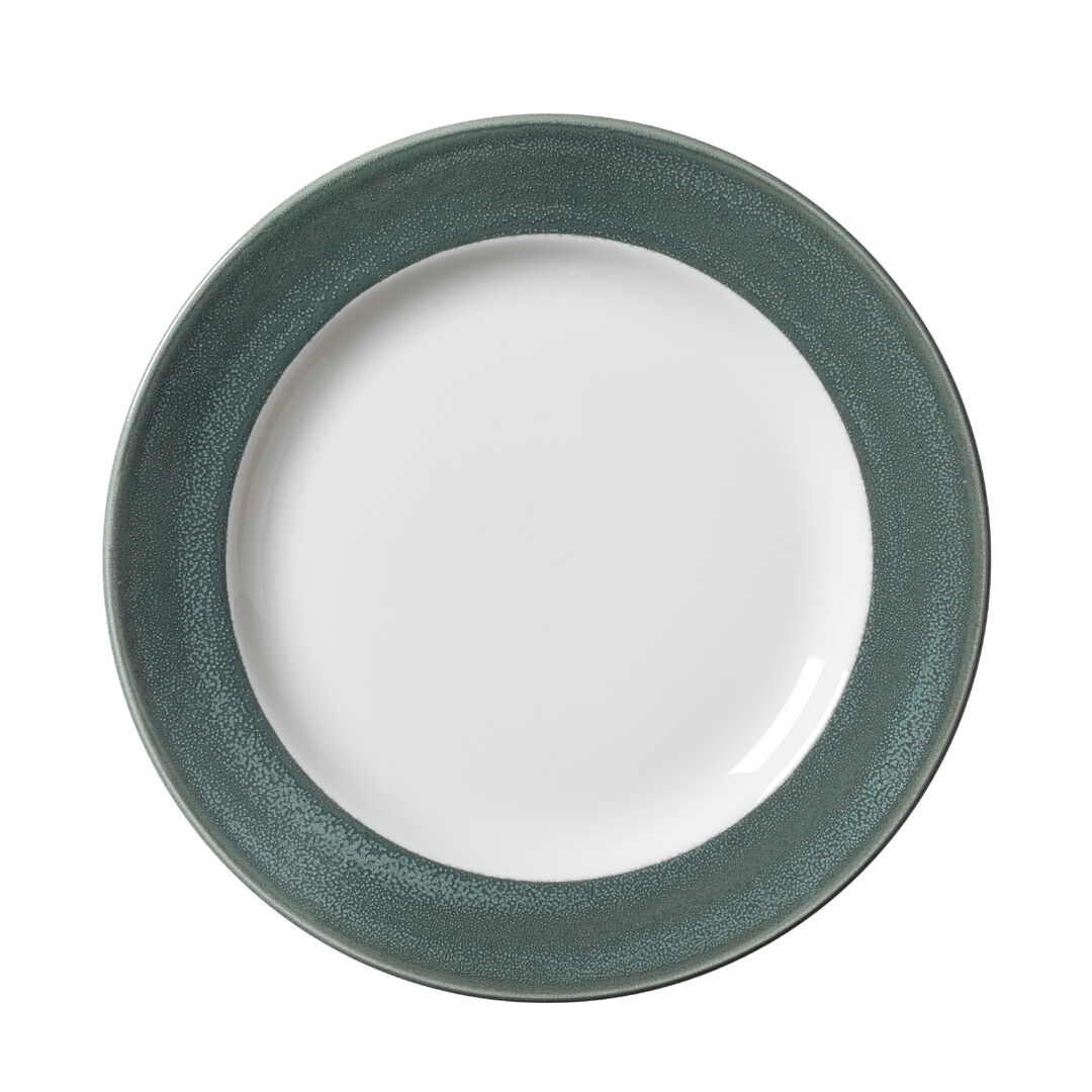 Revolution Edge Jade Harmony Plate 25.5cm (10"") Ceramic Tableware Pack of 12