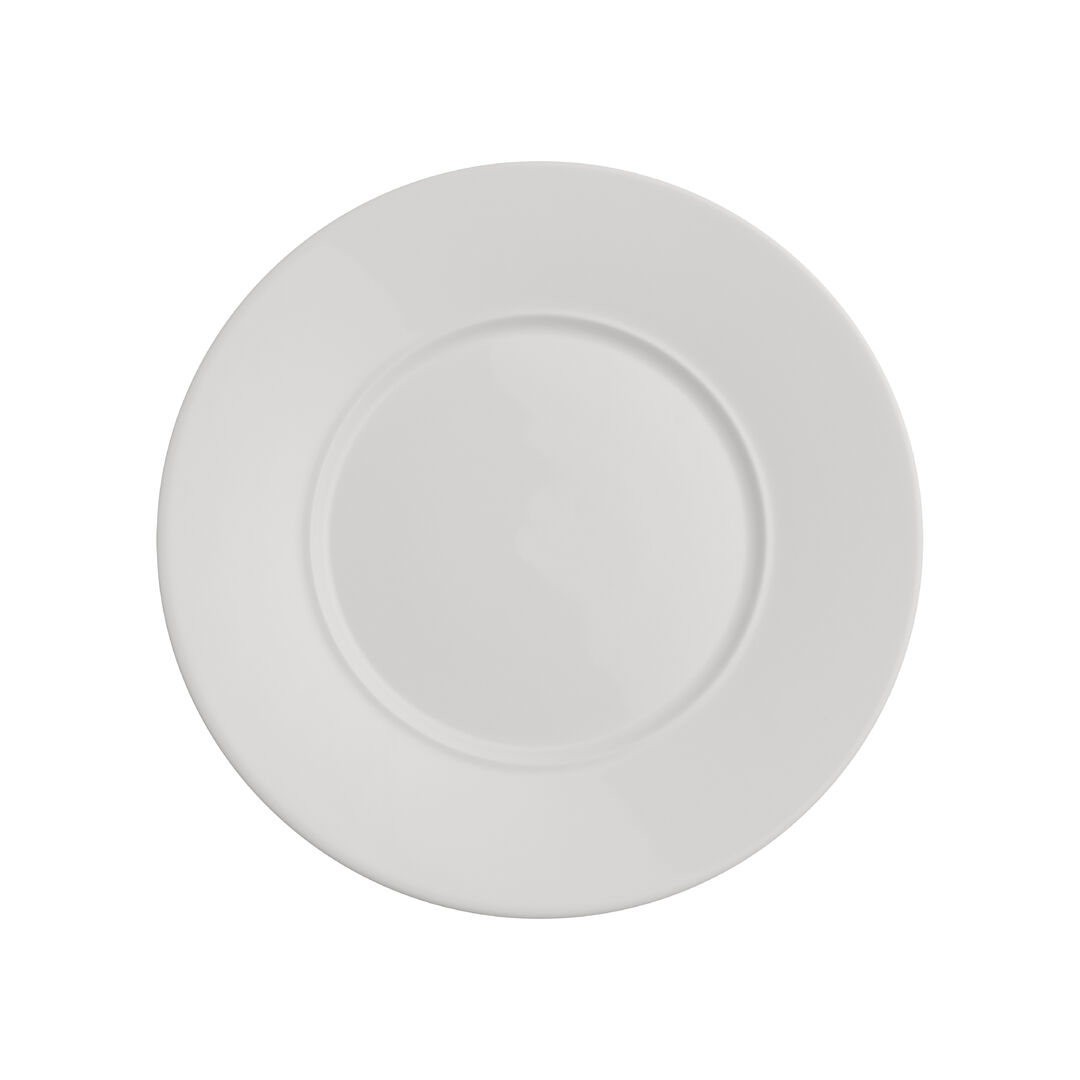 Signature Wing Plate 24cm Well 14.3cm Ceramic Serving Tableware Pack Of 24
