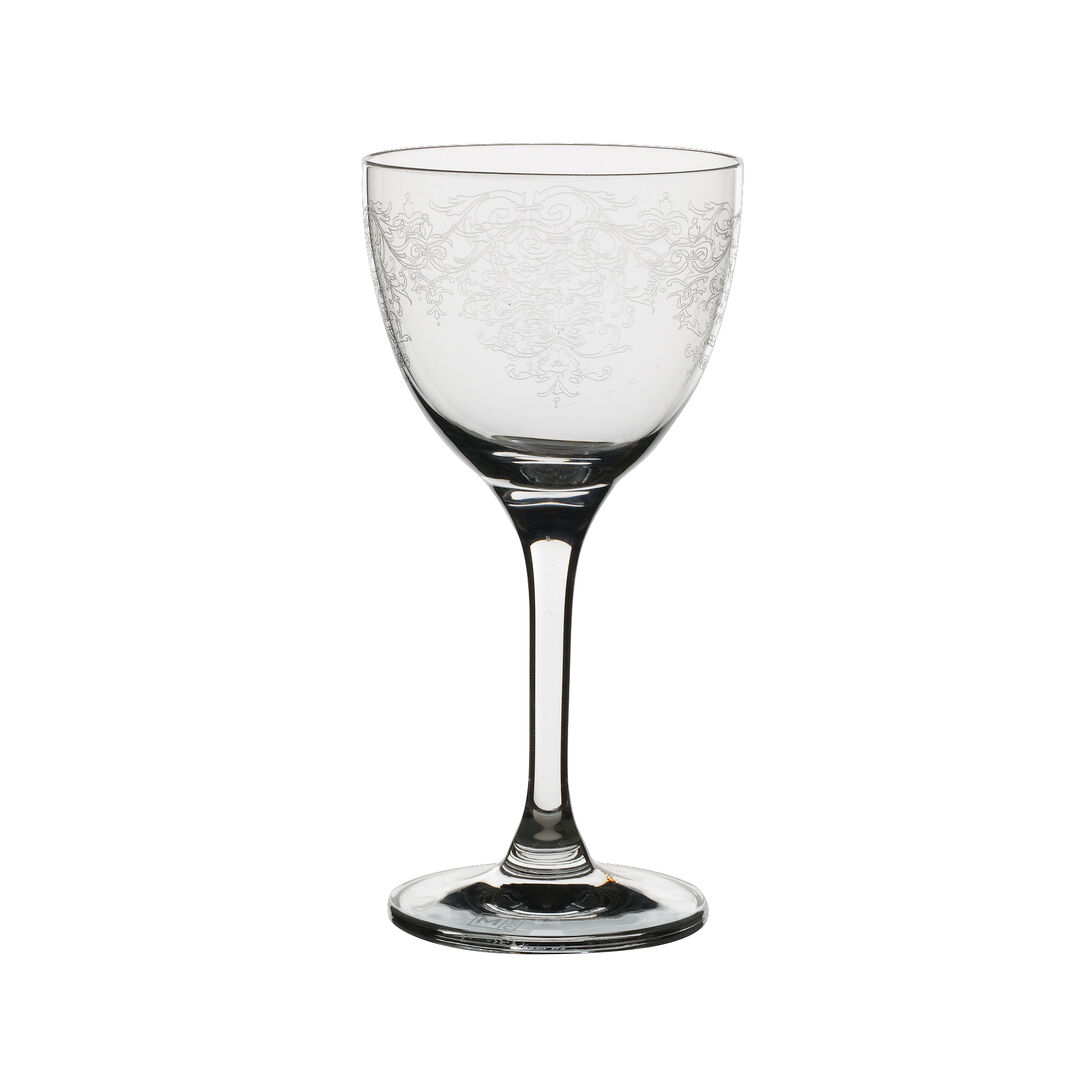 Vintage Lace Nick & Nora 14.92cm H 17.75cl Clear Glassware Bars Pub Pack of 24