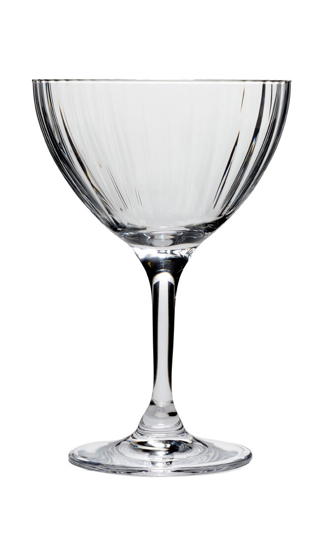 Optic Martini Glass 14.61cm H 23.6cl Clear Glassware Drinking Martini Pack of 24