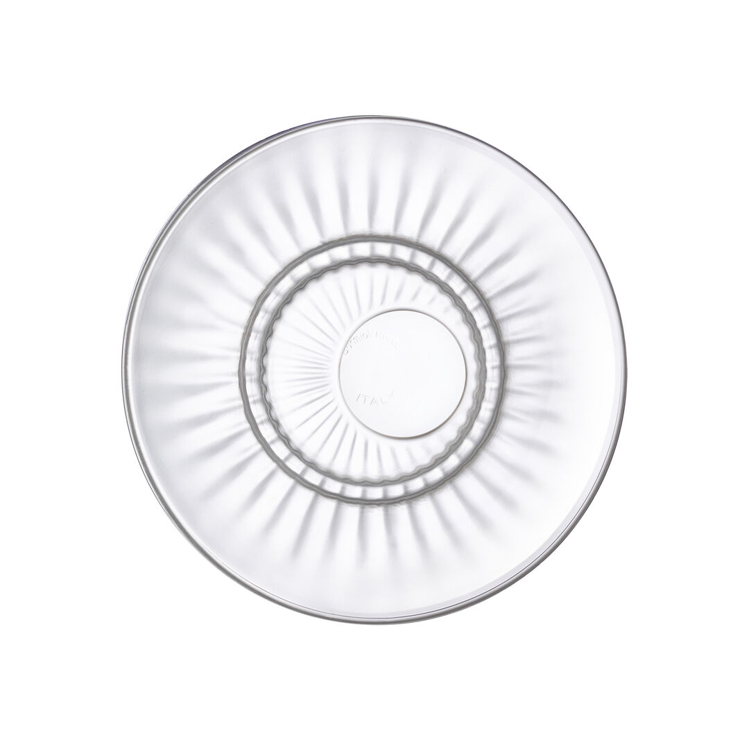 Barshine Espresso Glass Saucer 14cm D Clear Espresso Bar Glassware Pack of 12