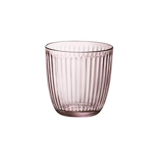 Line Lilac Rose Water 29cl Drinking Glasses Pink Tumbler Glassware Pack of 12