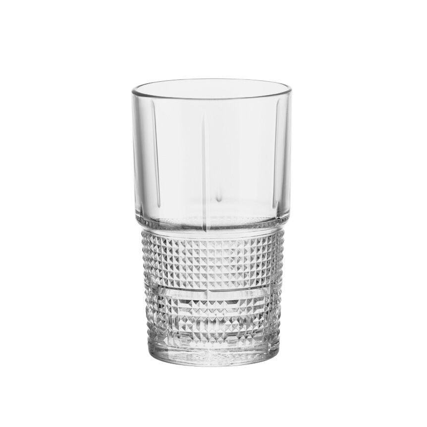 Novecento Hi-Ball 13.65cm H 40.5cl Drinking Clear Tumbler Glassware Pack of 24