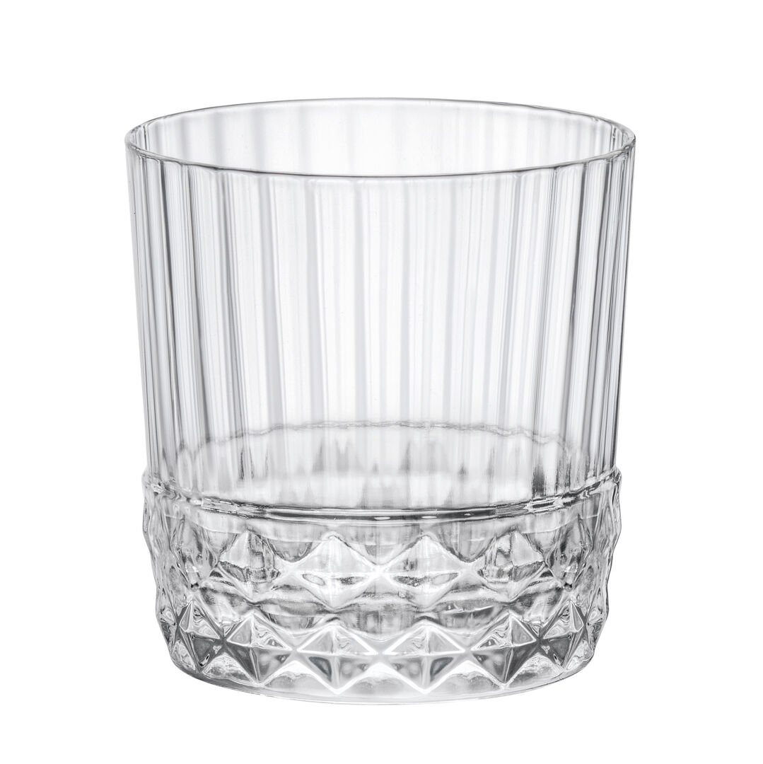 America 20s DOF 9.21cm H 38cl Drinking Glass Clear Tumbler Glassware Pack of 24
