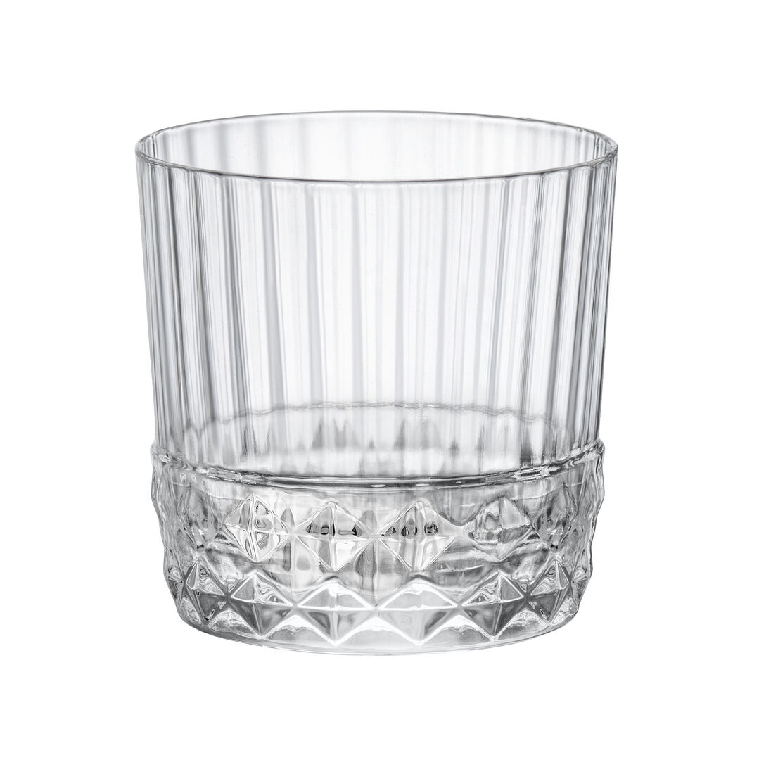 America 20s Rocks 8.26cm H 30cl Clear Glass Set Drinking Glassware Pack of 24