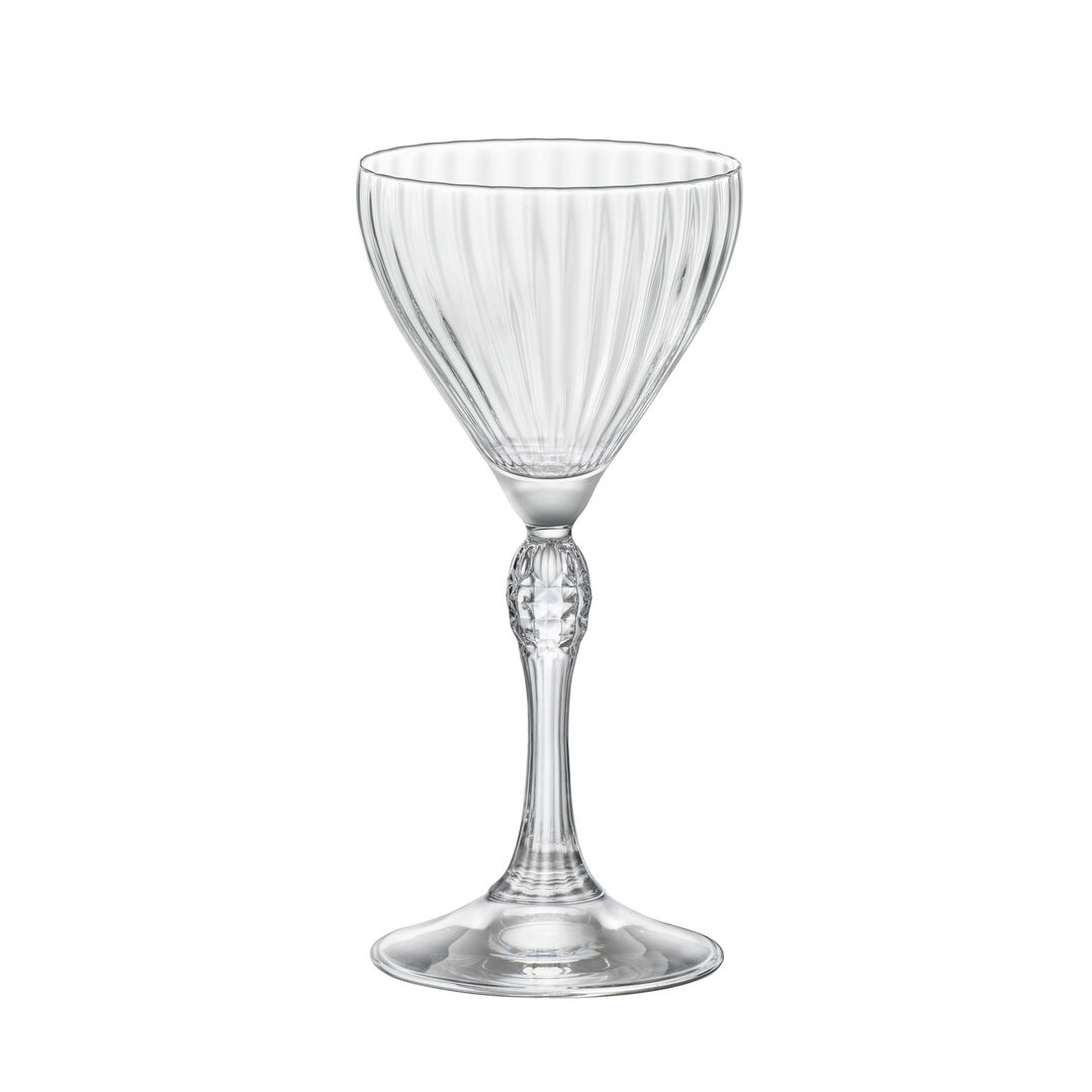 America 20s Nick & Nora 15.56cm H 14cl Clear Glass Drinking Glassware Pack of 24