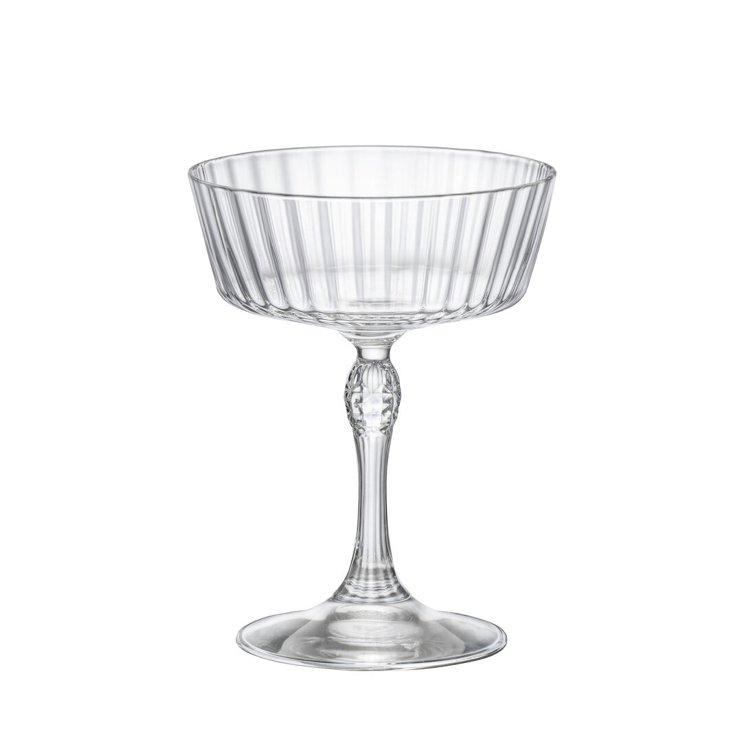 America 20s Fizz 13.65cm H 27.5cl Clear Glass Set Drinking Glassware Pack of 24