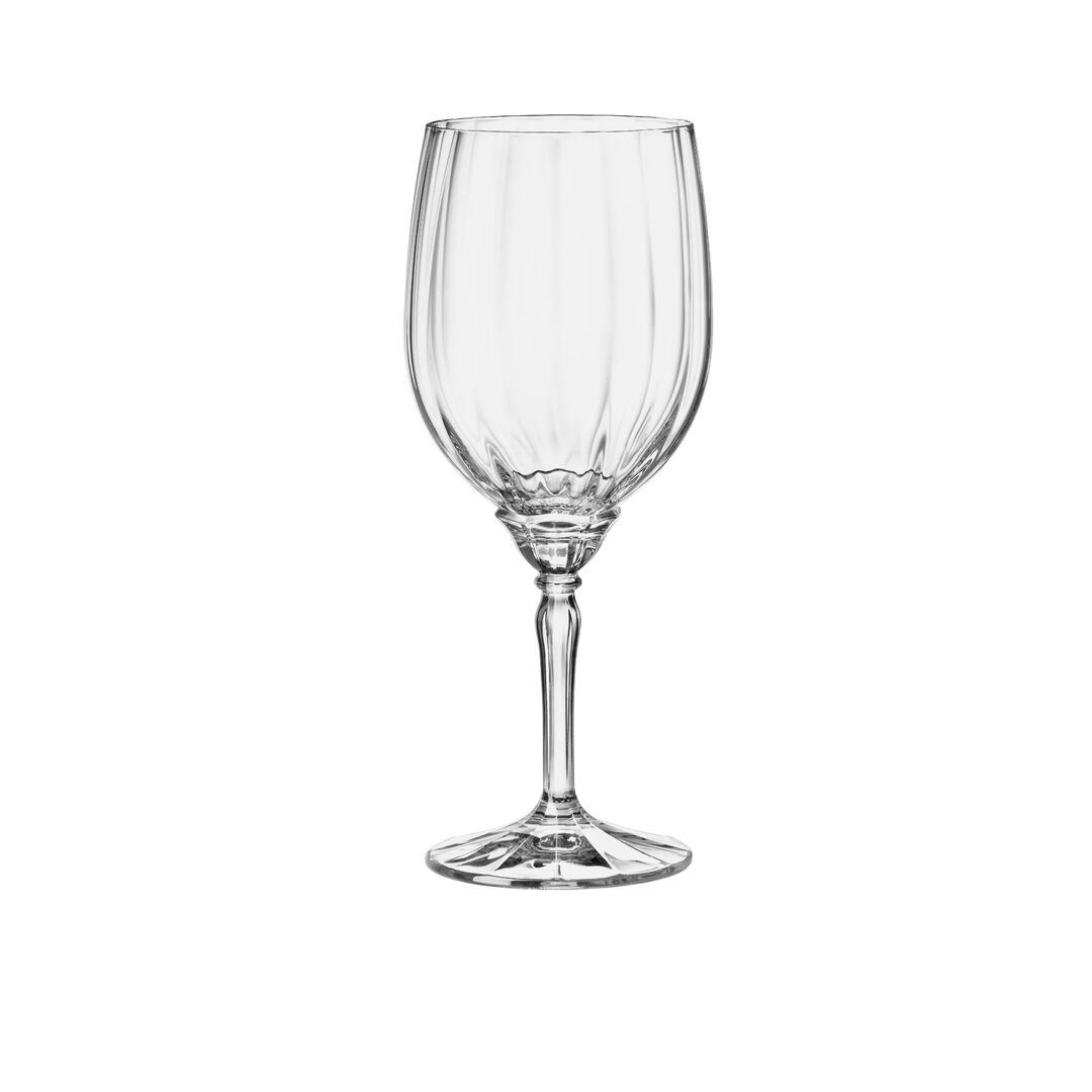 Florian Red Wine Glass 22.83cm H 53.5cl Clear Drinking Bar Glassware Pack of 24