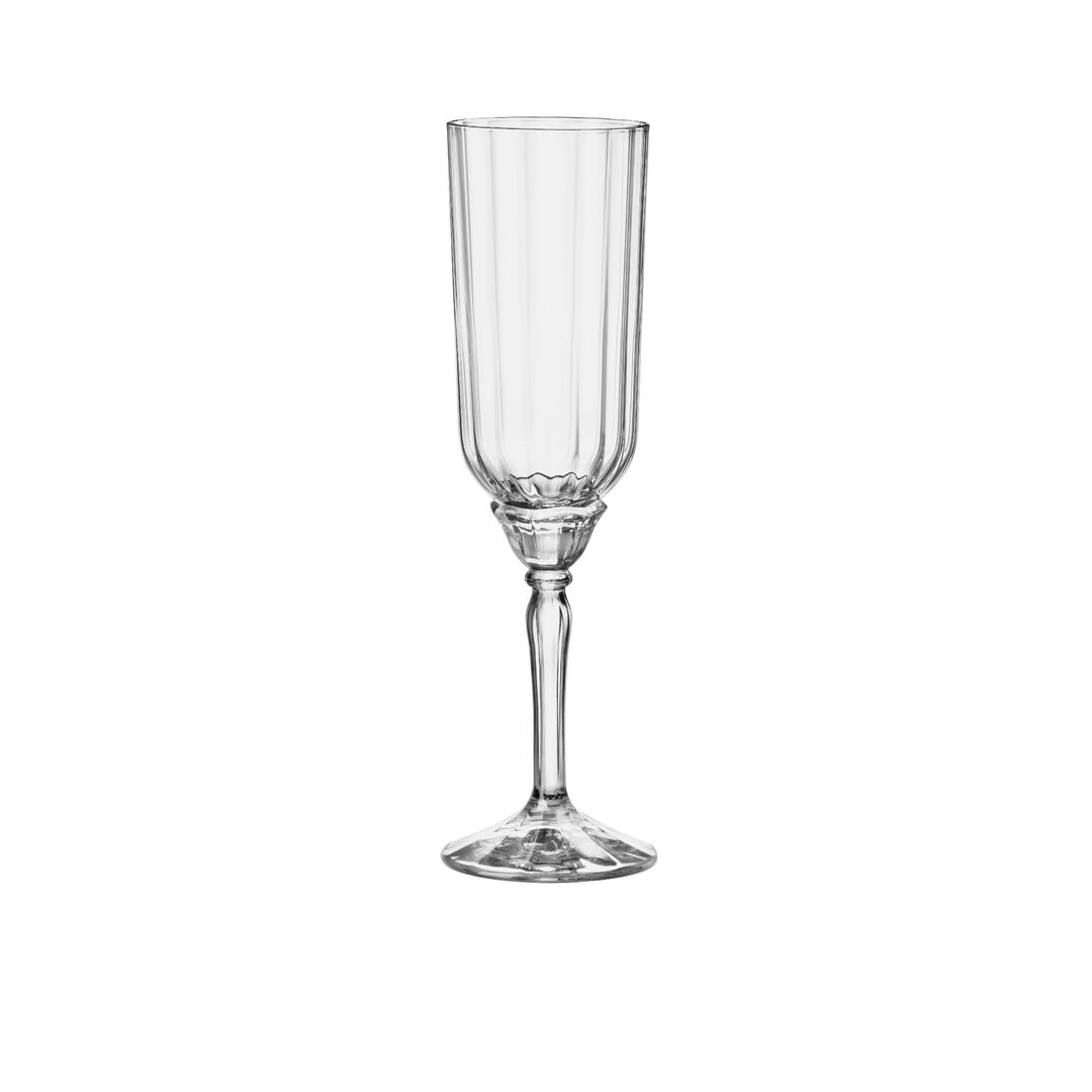 Florian Prosecco 21.91cm H 21cl Clear Glass Drinking Bar Glassware Pack of 24