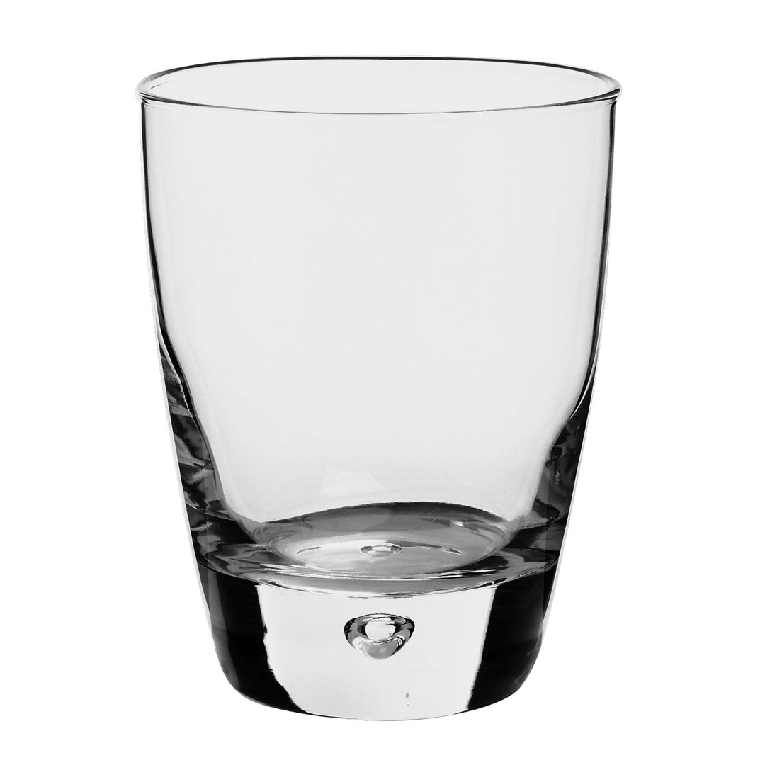 Luna DOF 10.8cm H 35cl Drinking Glass Clear Tumbler Bars Glassware Pack of 12