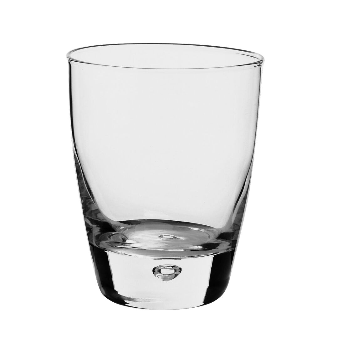 Luna Rocks 9.53cm H 26 cl Clear Glass Set Drinking Bar Glassware Pack of 12