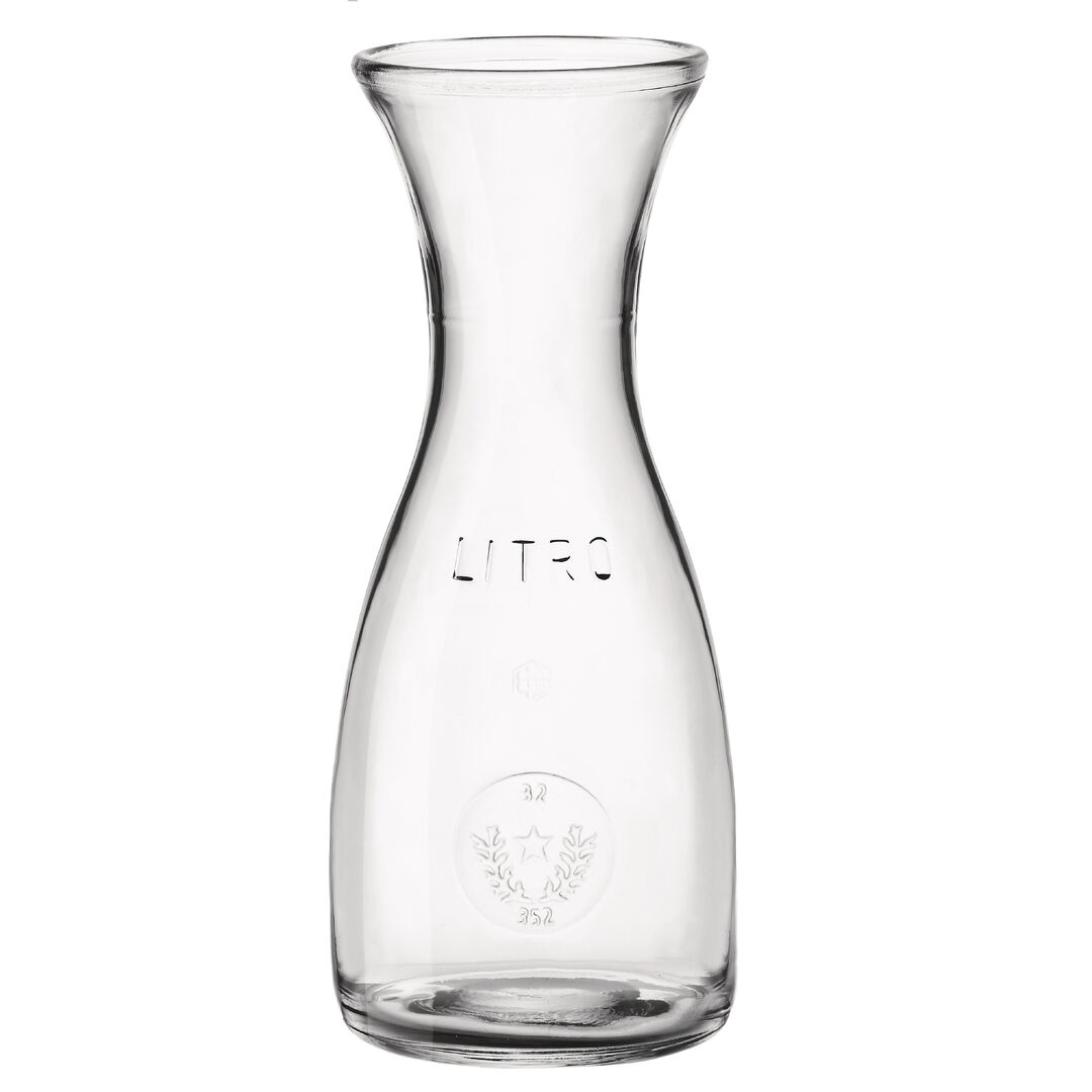 Misura PZ Jug 26.04cm H 1Ltr Glassware Home Tableware Serving Jug Pack of 6