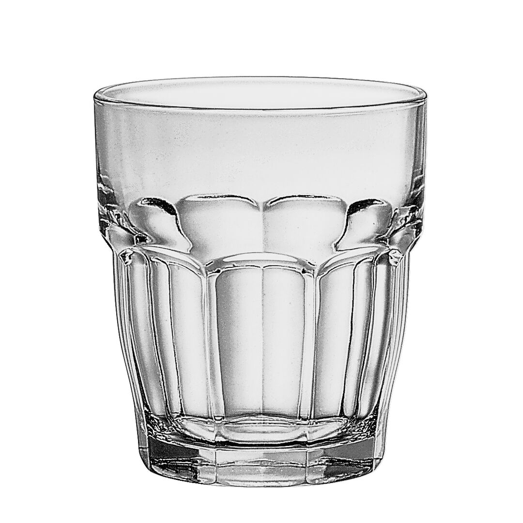 Rock Bar DOF 10.16cm H 39cl Drinking Glass Clear Tumbler Glassware Pack of 24