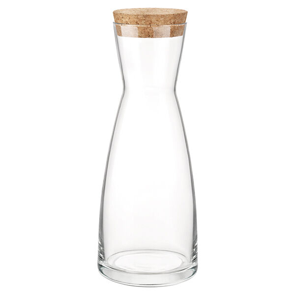 Ypsilon Bottle Accessories Cork Lid 100cl Clear Drinking Glassware Pack of 12