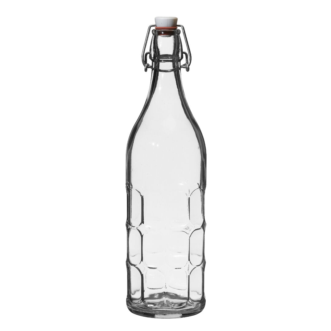 Swing Moreseca Bottle 1Ltr Clear Glass Drinking Bar Glassware Set Pack of 20
