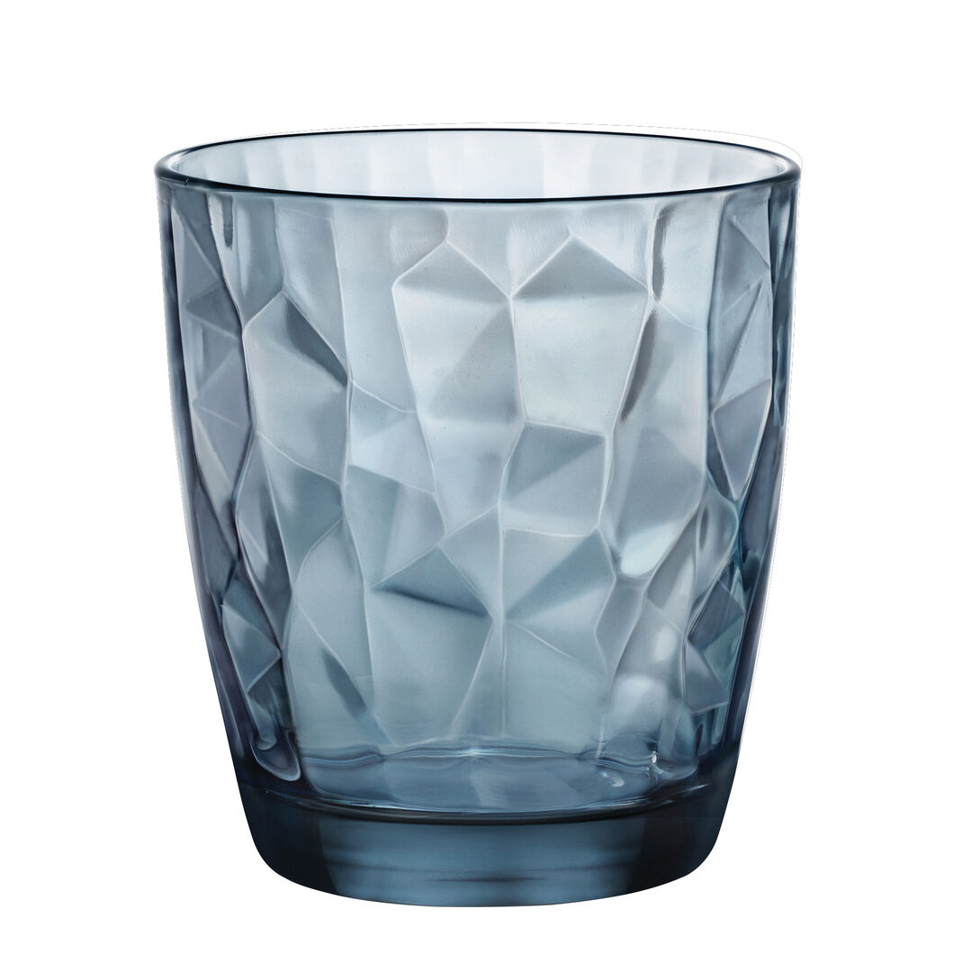 Diamond DOF Ocean Blue 10.16cm H 38.5cl Drinking Tumbler Glassware Pack of 6