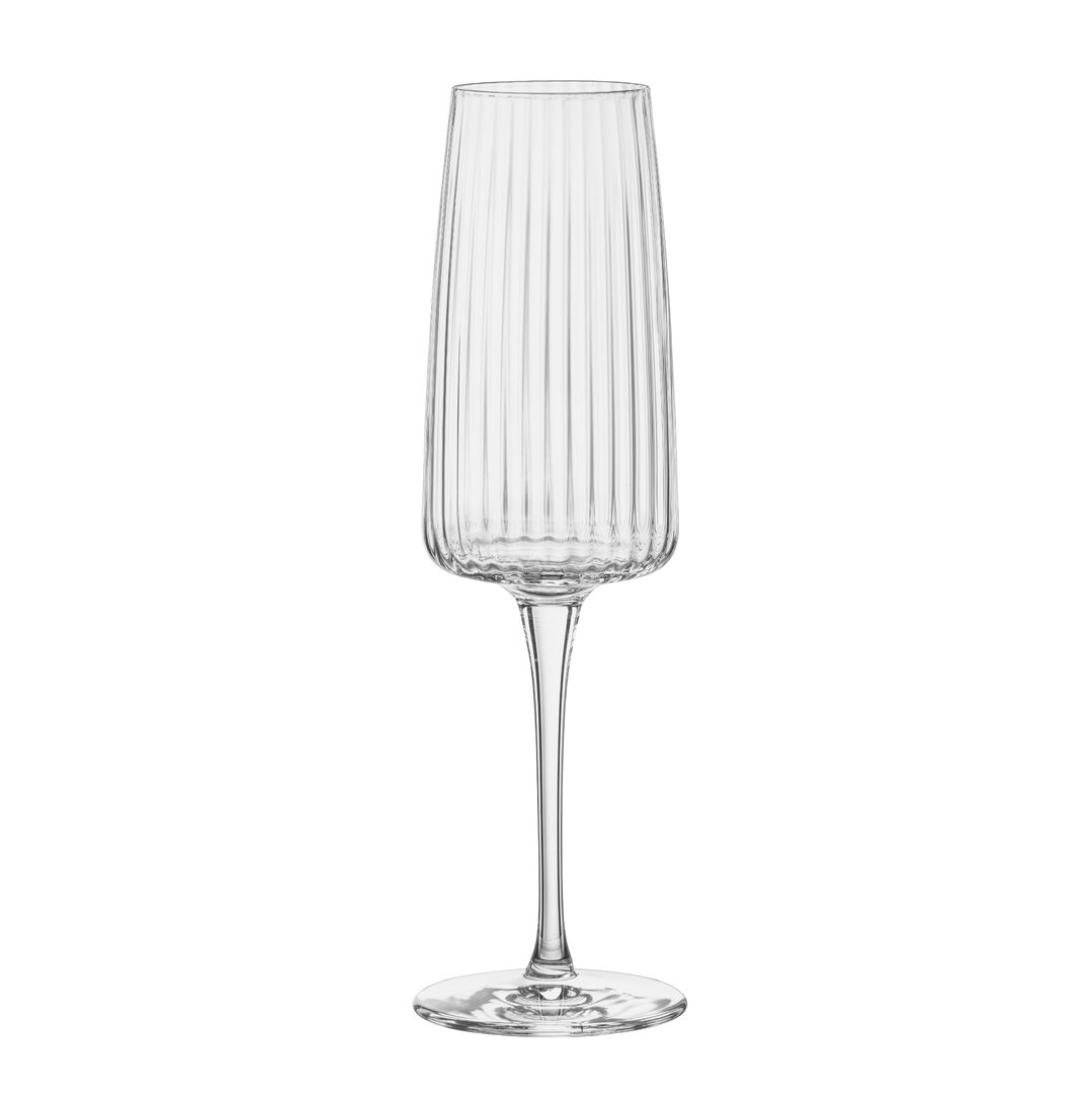 Exclusiva Flute 22.86cm H 25.5cl Drinking Champagne Flute Glassware Pack of 24