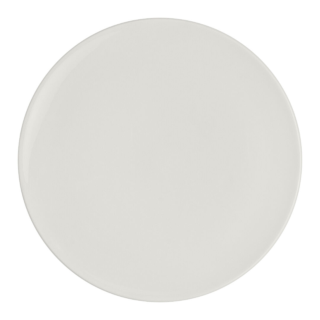 RO White Album Round Elevation 22 x 1.9cm Ceramic Dish Elevation Set Pack of 12