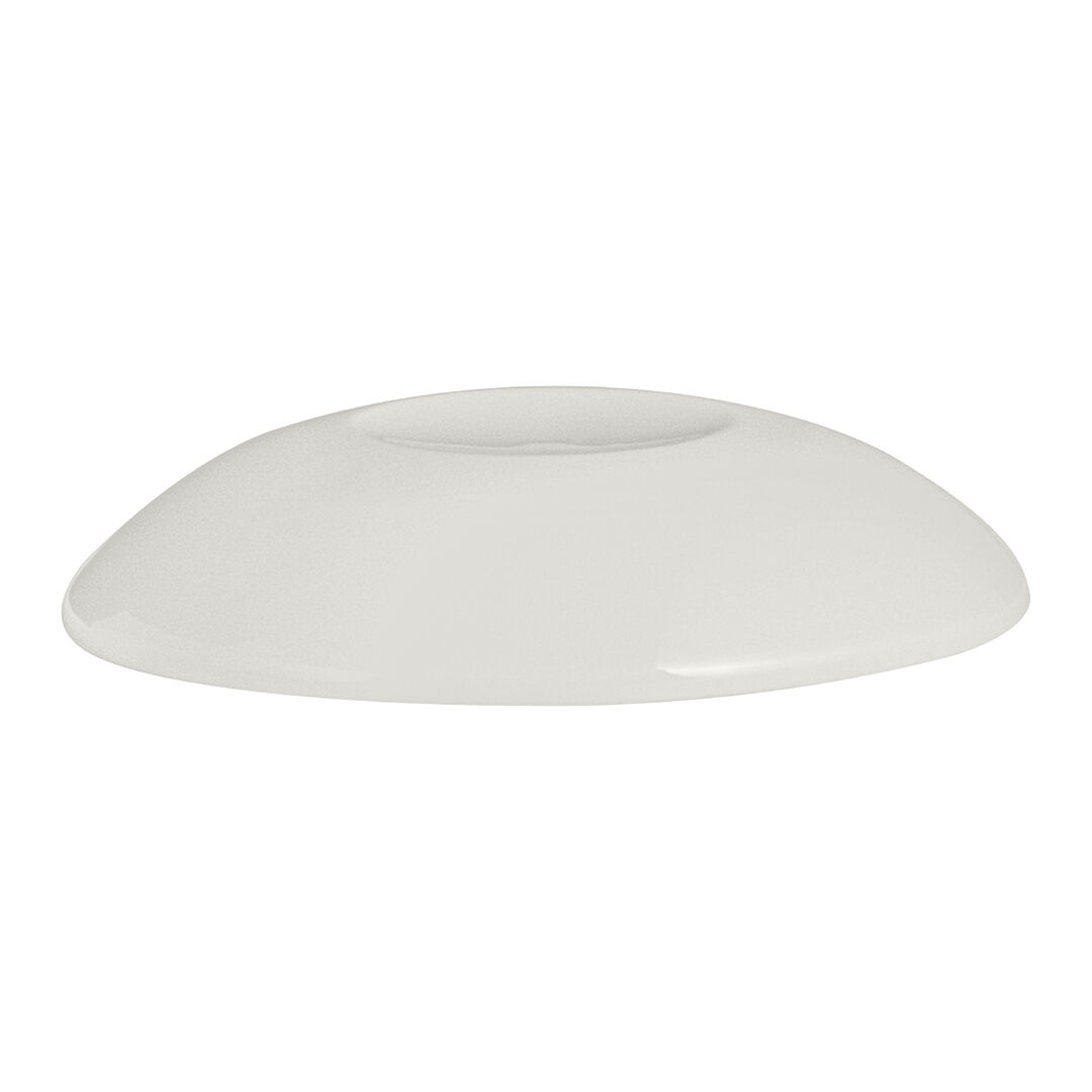 RO White Album Bowl Lid 10.8 x 1.9cm Ceramic Bowl Set Home Tableware Pack of 12