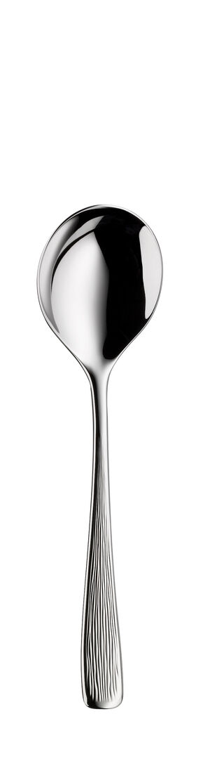 Mescana Round Soup Spoon 17cm (6 2/3"") Spoon Set Cutlery Tableware Pack of 12