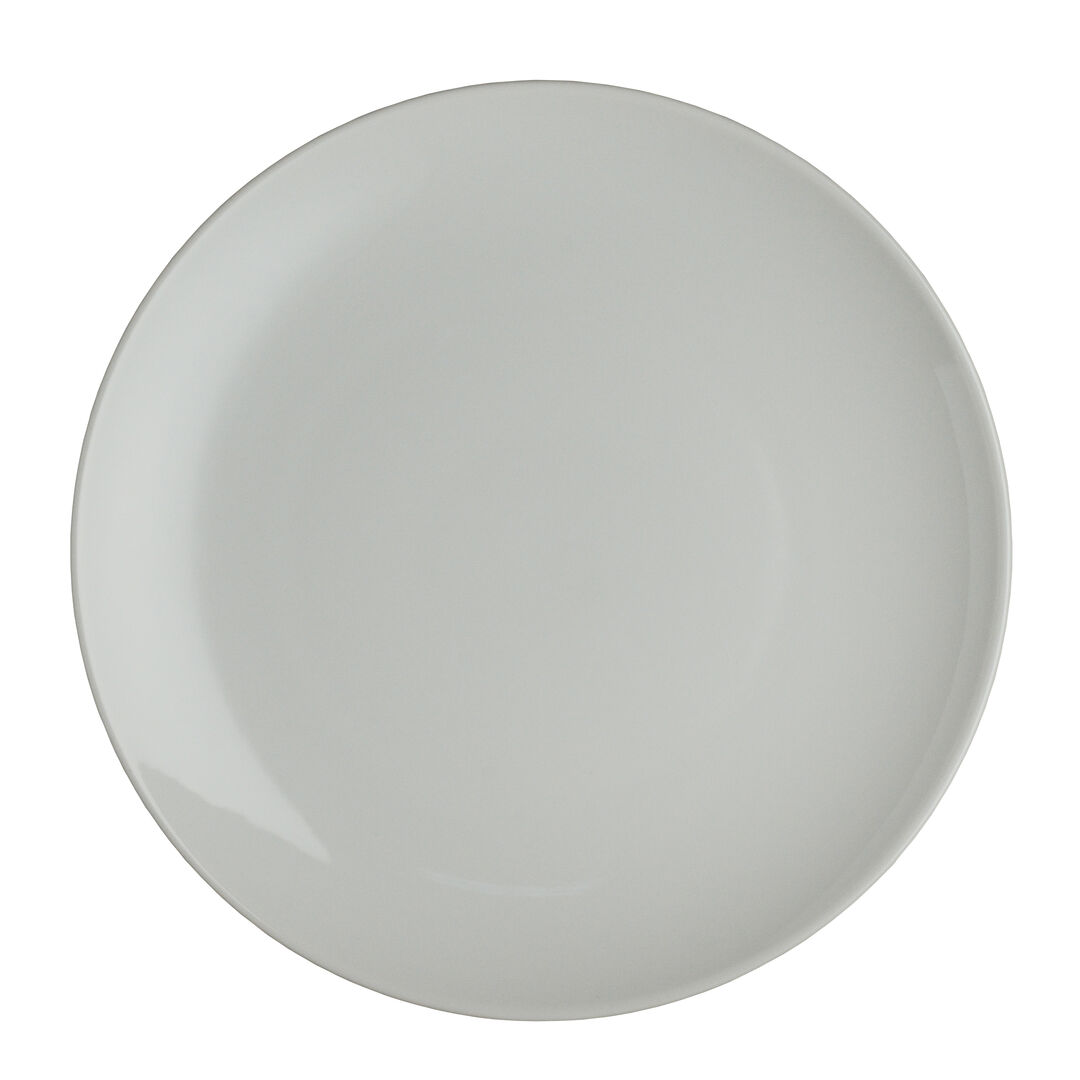 Essence Coupe Plate 20.3cm (8"") Porcelain Serving Plate Tableware Pack of 36
