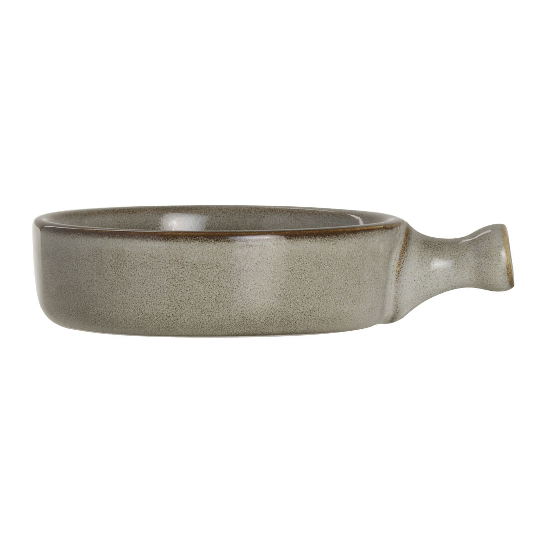 Pier Handled Deep Tray 16.8 x 13cm 29cl Ceramic Serving Tray Set Pack of 12