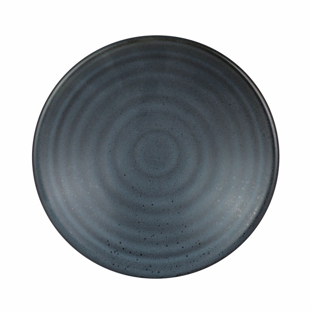 Storm Ceramic Dish Blue Food Coupe Dishes Home Hotel 12.7cm (5"") Pack of 24