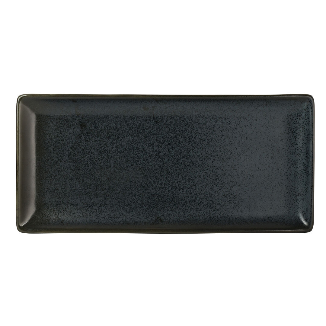Storm Rectangle Tray 25.5 x 15.25cm Ceramic serving Tray Tableware Pack of 6