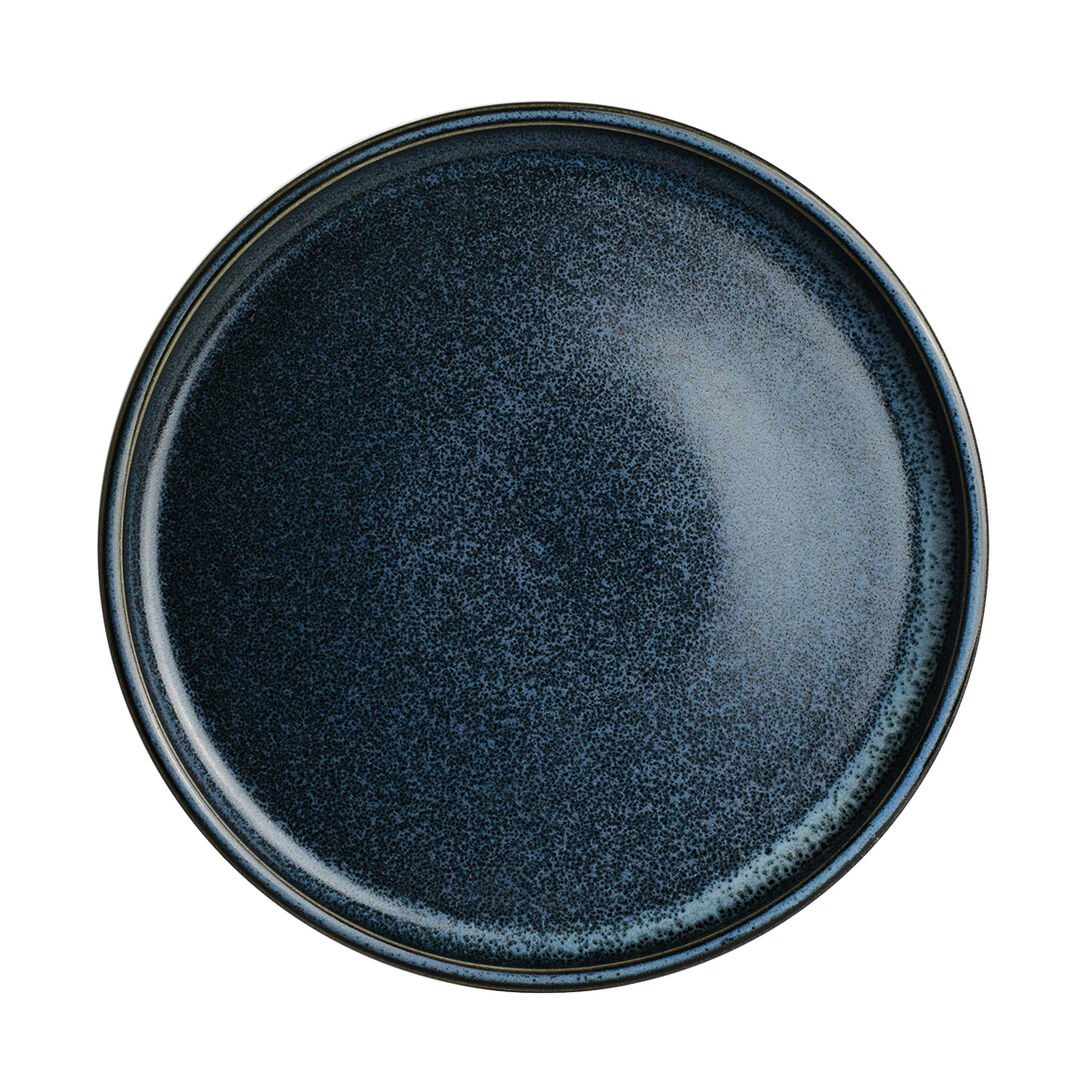 Storm Stack Plate 23cm (9"") Ceramic Serving Plate Set Tableware Pack of 12