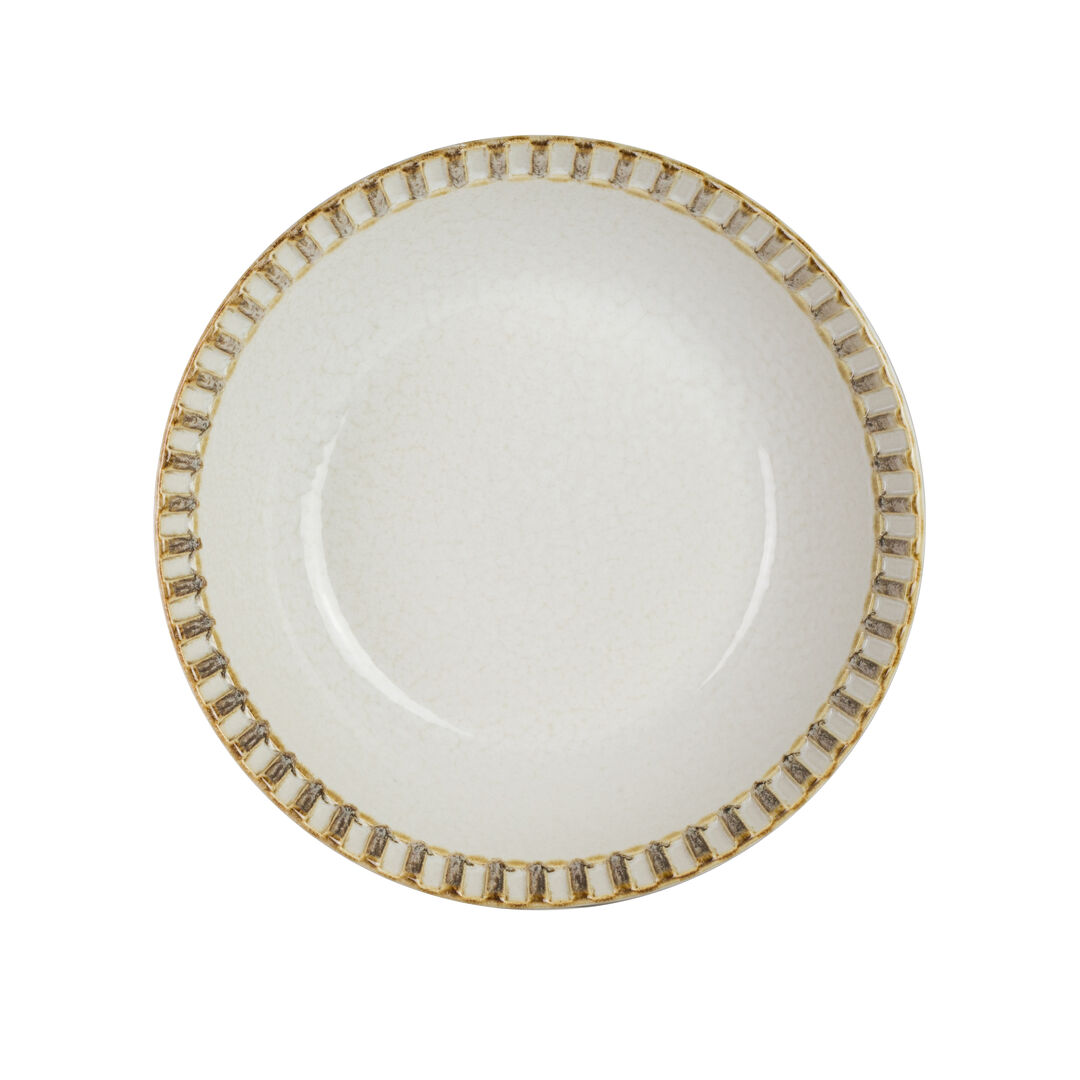 Adelaide Birch Bowl 15.2cm 57.3cl Ceramic Bowl Set Home Tableware Pack of 12