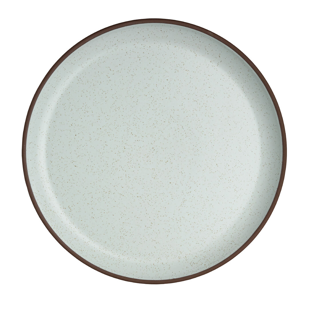 Spice Sea Salt Plate 24cm (9 1/2"") Ceramic Serving Plate Tableware Pack of 12