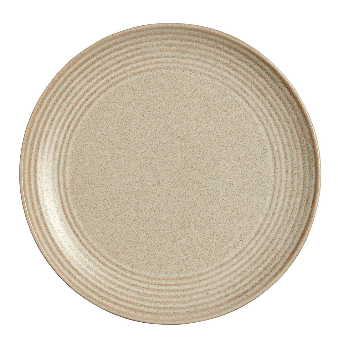 Terrace Truffle Coupe Plate 27cm (10 5/8"") Ceramic Plate Tableware Pack of 12