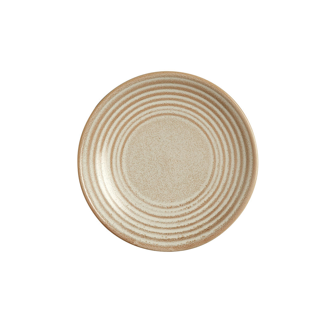 Terrace Truffle Coupe Plate 16.5cm (6 1/2"") Ceramic Plate Tableware Pack of 12