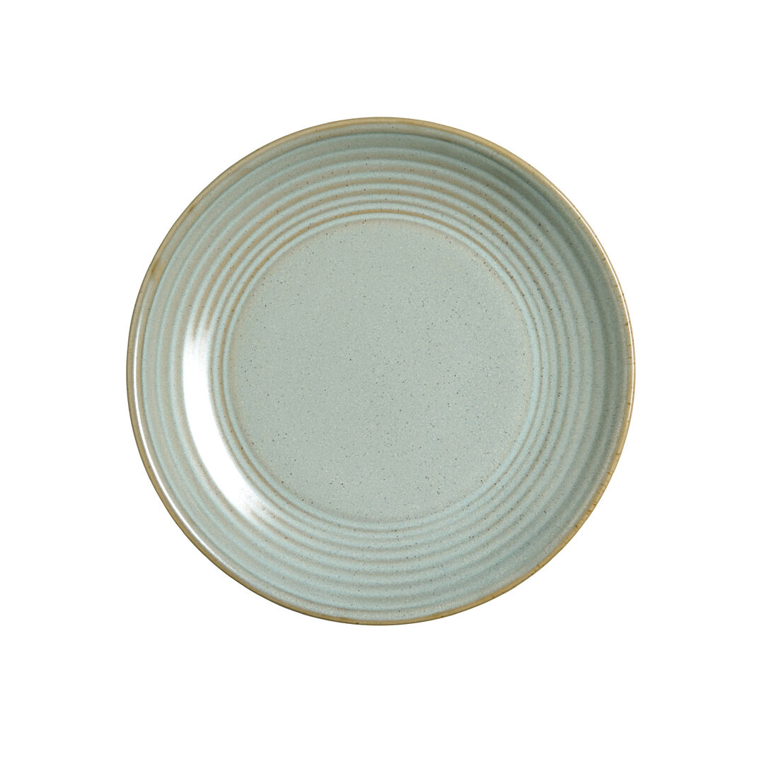 Terrace Juniper Coupe Plate 20cm (8"") Ceramic Plate Set Tableware Pack of 12
