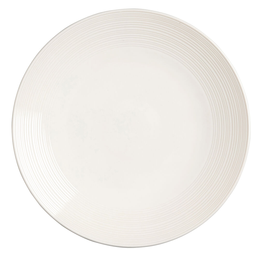 Concorde Coupe Plate 30cm (11 3/4"") Porcelain Plate Set Tableware Pack of 12